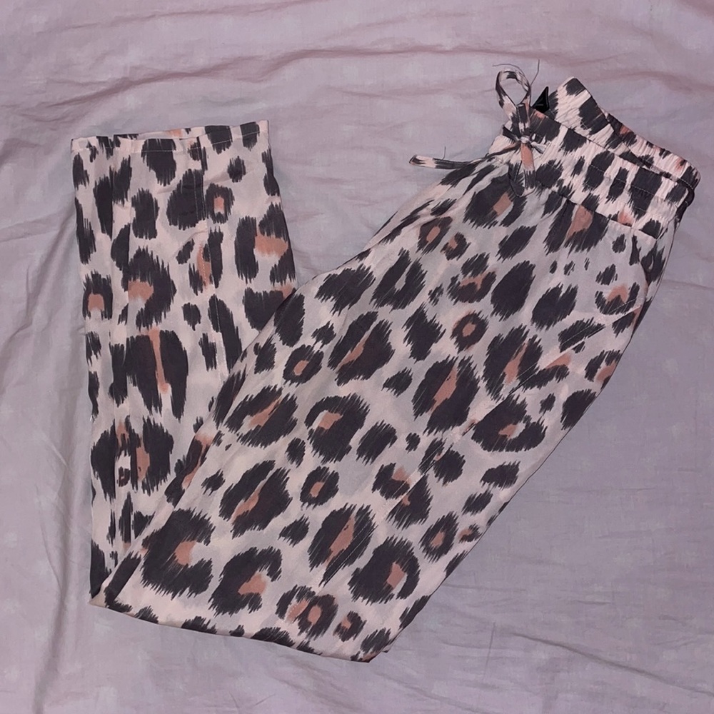 skinny leg cheetah pants